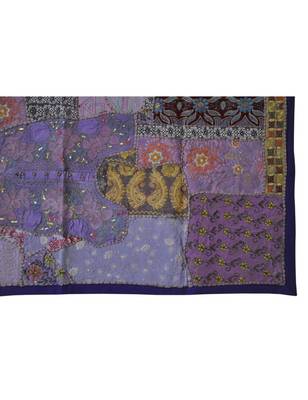 Traditional Design Embroidered Cotton wall Hanging 24 X 48 Inches 3