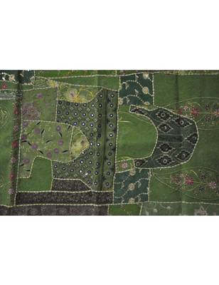 wall Decorative Designer Embroidery Work Patchwork wall Hanging 25 X 49 Inches 2