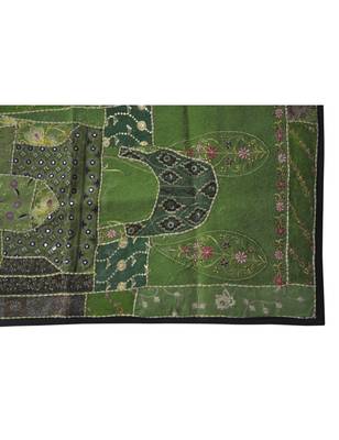 wall Decorative Designer Embroidery Work Patchwork wall Hanging 25 X 49 Inches 3