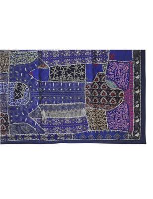 Handmade Embroidery Work Cotton Wall Runner Decorative 26 X 49 Inches 3