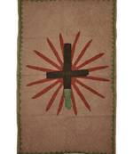 Lal Haveli Traditional Design wall Hanging Cotton Tapestry 35 X 55 Inches