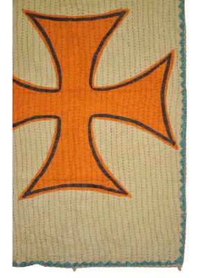Ethnic wall Hanging Handmade Vintage Patchwork Cotton Tapestry 34 X 54 Inches 2