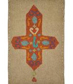 Designer Ethnic wall Hanging Handmade Patchwork Tapestry Cotton 35 X 55 Inches