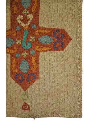 Designer Ethnic wall Hanging Handmade Patchwork Tapestry Cotton 35 X 55 Inches 3