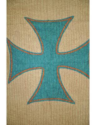 Designer Ethnic wall Hanging Handmade Patchwork Tapestry Cotton 34 X 54 Inches 2