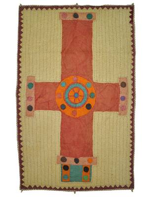 Designer Ethnic wall Hanging Handmade Patchwork Tapestry Cotton 34 X 54 Inches 1
