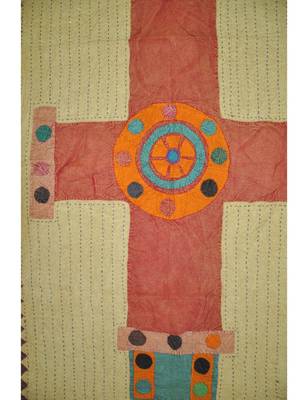 Designer Ethnic wall Hanging Handmade Patchwork Tapestry Cotton 34 X 54 Inches 2