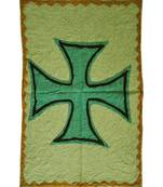 Traditional Patchwork Wall Runner Tapestry 24 X 36 Inches