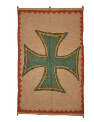Vintage Patchwork Cotton wall Hanging Runner 24 X 36 Inches 1