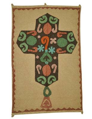 Designer Patchwork Cotton wall Hanging Valance 24 X 36 Inches 1