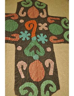 Designer Patchwork Cotton wall Hanging Valance 24 X 36 Inches 2