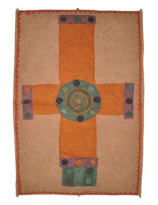 Lal Haveli Designer Cross Patchwork wall Hanging Cotton 35 X 55 Inches 1