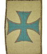 Lal Haveli Home Decorative Cross Patchwork Cotton wall Hanging 35 X 55 Inches