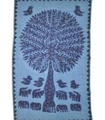 Rajasthani Designer Patchwork Cotton wall Hanging Runner 32 X 54 Inches