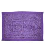 Decoative Mirror Work Design wall Hanging Tapestry 22 X 32 Inches