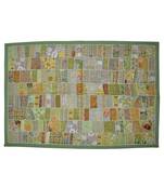 patchwork Embroidered Zari Sequins Wall Hanging Toran 40 X 60 Inches
