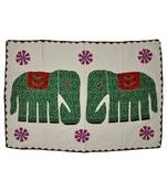 Kantha Stitch patchwork Embriodery Cotton Wall Hanging 40 X 58 Inches