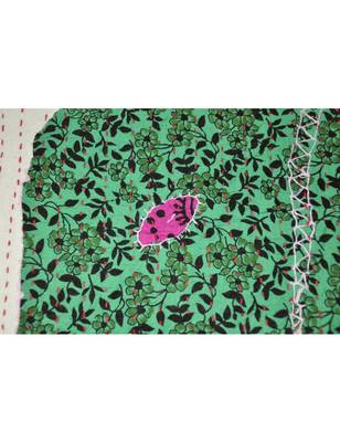 Vintage Kantha Stitch patchwork Embriodery Cotton Wall Hanging 40 X 58 Inches 2
