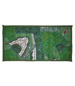 Ethnically Designed Embroidery Prettify With Sequins Work patchwork Indian Wall Hanging
