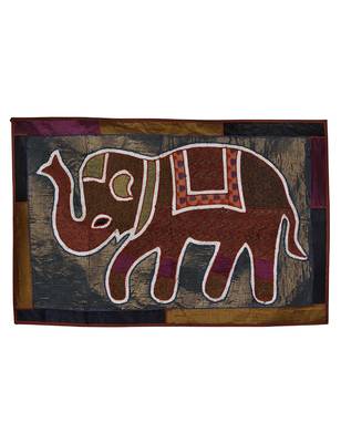 Lal Haveli Indian wall Hanging Decal Elephant Art Decoration 40 X 16 Inches 1