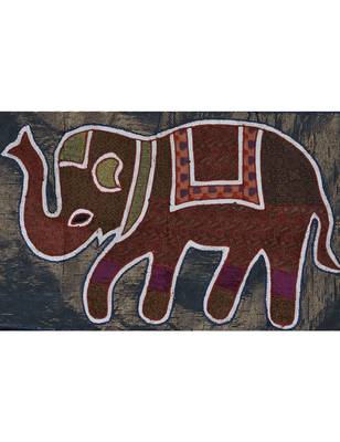Lal Haveli Indian wall Hanging Decal Elephant Art Decoration 40 X 16 Inches 2