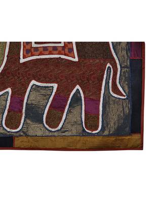 Lal Haveli Indian wall Hanging Decal Elephant Art Decoration 40 X 16 Inches 3