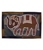 Lal Haveli Indian Wall Decorative Hanging Tapestry Elephant Animal Wall Decal Panel