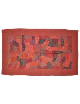 Traditional patchwork Embroidery Cotton Wall Hanging Tapestry 32 By 57 Inches 1