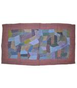 Embroidery patchwork Vintage Cotton Wall Hanging Tapestry 33 By 56 Inches