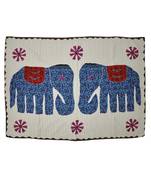 Cotton Wall Hanging Adorn Kantha Work patchwork Embriodery 40 X 58 Inches