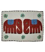 Kantha Stitch patchwork Embriodery Cotton Wall Hanging 40 X 58 Inches