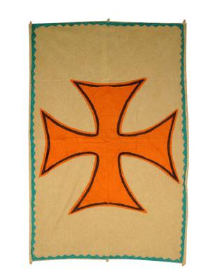 Lal Haveli Handmade Cotton Fabric Cross wall Hanging 53 X 36 Inch 1