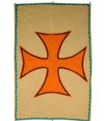 Lal Haveli Handmade Cotton Fabric Cross wall Hanging 53 X 36 Inch