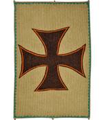 Lal Haveli wall Decorations Handmade Kantha Work Design Cotton wall Hanging 53 X 34 Inch