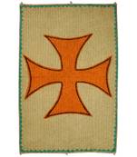 Lal Haveli Home Decorative wall Decoration Cotton Fabric Cross wall Hanging 53 X 34 Inch