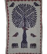 Rajasthani Traditional Embroidery Design With Kantha Work Vintage wall Hanging