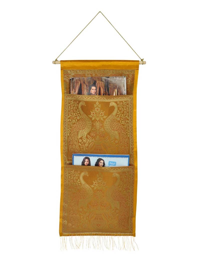 Lal Haveli wall Hanging Storage Organizer Housewarming Gifts 24 X 10