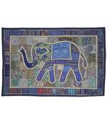 Traditional patchwork Embroidery Design Elephant Work Cotton Wall Hanging