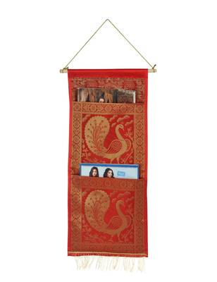 Lal Haveli wall Hanging Organizer Door Hanging Organizers Bags 24 X 10 Inch 1