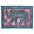 Home Decorative Zari Embroidery Design Elephant Work Cotton wall Hanging