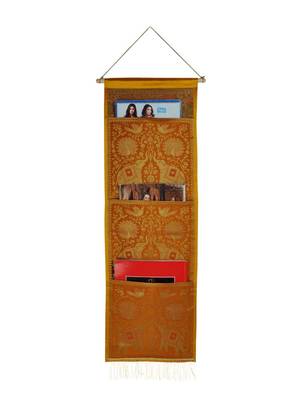 Lal Haveli Magazine Holder wall Hanging Letter Bags 34 X 10 Inch 1