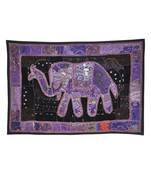 Rajasthani Hand D  cor Embroidery Design Ethnic Elephant wall Hanging