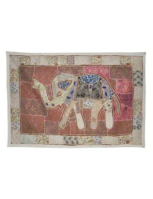 Ethnic Handcrafted Embroidered patchwork Cotton Tapestry For Room Decorations 1