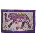 Home Decorative Indian Elephant Work Embroidered wall Hanging