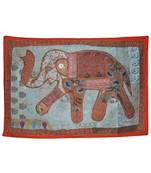 Decoraitve Elephant Work wall Hanging Traditional Embroidery Design Tapestry
