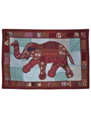 Handmade Traditional Design Embroidered patchwork And Sequin Work Wall Hanging 1