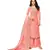 Pink Chanderi Women's Palazzo Suit With Heavy Embroidered Dupatta
