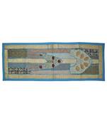 Wall Hanging Sequins Beads Mirrors Zari Silk Embroidery patchwork 20 X 60 Inches