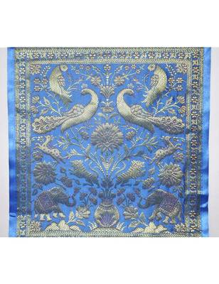 Lal Haveli Two pocket Silk wall Hanging For Home Decor 25 X 10 Inches 7