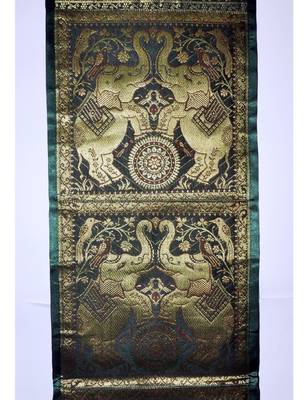 Lal Haveli Traditional Jacquard Silk Elephant Work Three Pocket Latter 2